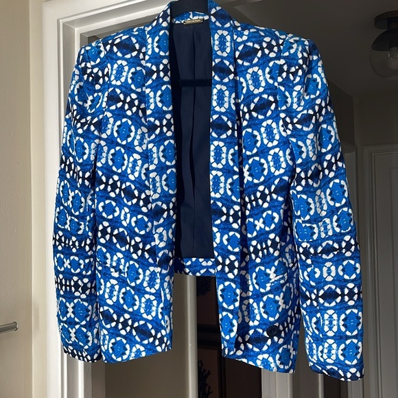 Rebecca Minkoff silk printed blazer EUC - Picture 1 of 8